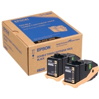 Epson S050609 black toner 2-pack (original Epson) C13S050609 028300