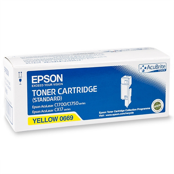 Epson S050669 yellow toner (original Epson) C13S050669 028270 - 1