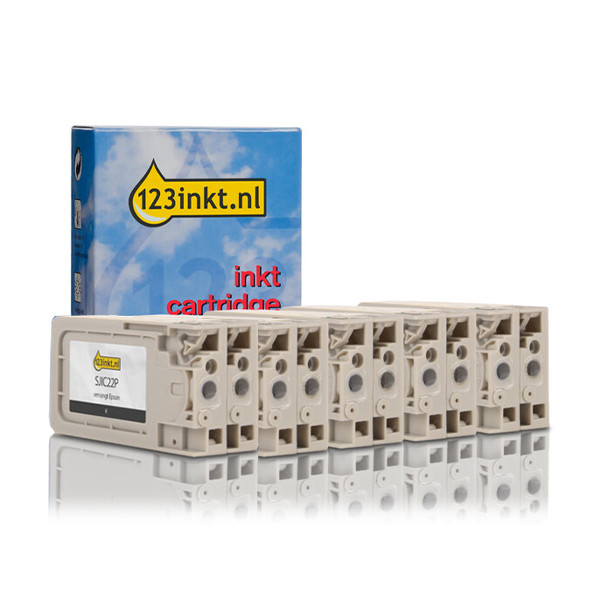 Epson SJIC22P BK/BK/C/M/Y ink cartridge 5-pack (123ink version) 160821 - 1