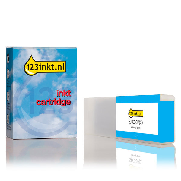 Epson SJIC30P(C) cyan ink cartridge (123ink version) C33S020640C 026769 - 1