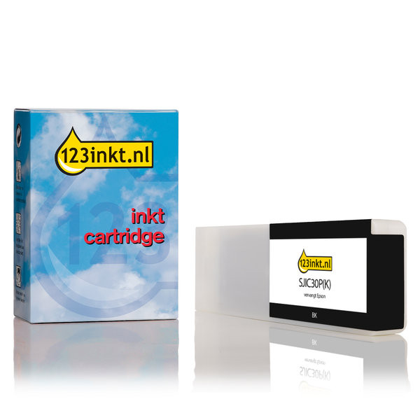 Epson SJIC30P(K) black ink cartridge (123ink version) C33S020639C 026767 - 1