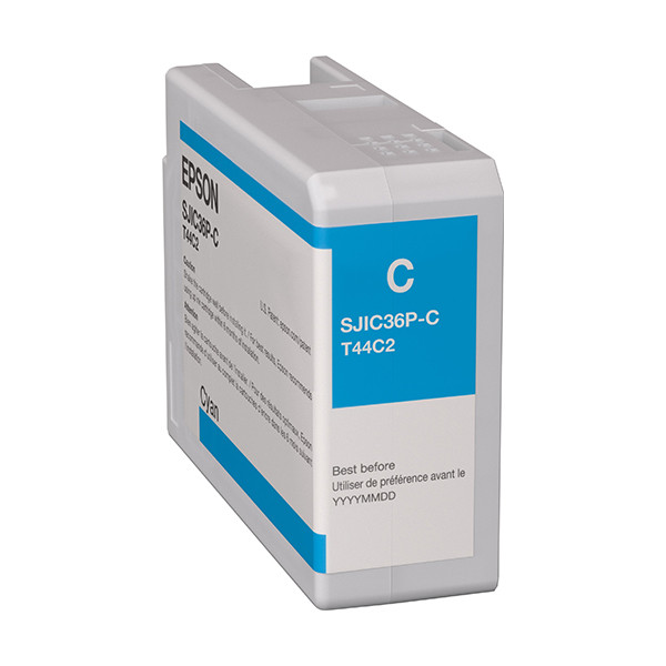Epson SJIC36P(C) cyan ink cartridge (original Epson) C13T44C240 083608 - 1