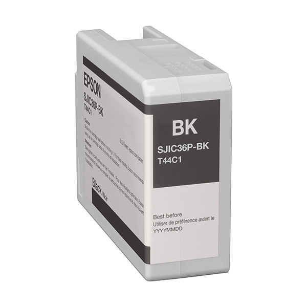 Epson SJIC36P(K) black ink cartridge (original Epson) C13T44C140 083606 - 1