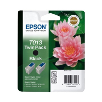 Epson T013 black ink cartridge 2-pack (original Epson) C13T01340210 652014