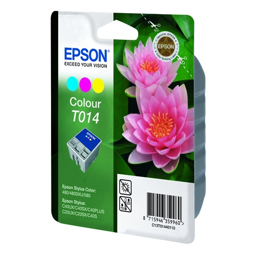 Epson T014 colour ink cartridge (original Epson) C13T01440110 020520 - 1