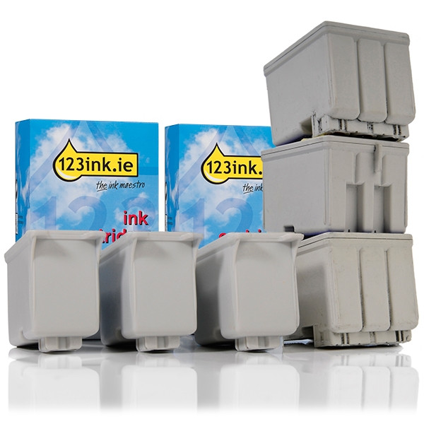 Epson T019 black and T052 colour 6-pack (123ink version) C13T01940110C C13T05204010C 110350 - 1