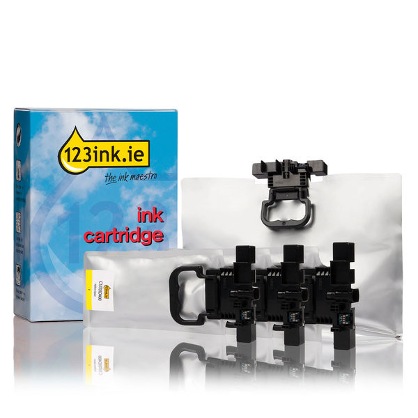 Epson T01D1 (C13T01D) BK/C/M/Y extra high capacity ink cartridge 4-pack (123ink version) 110834 - 1