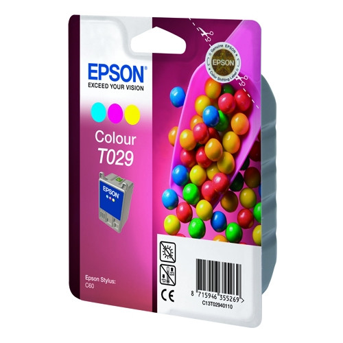 Epson T029 colour ink cartridge (original Epson) C13T02940110 021110 - 1