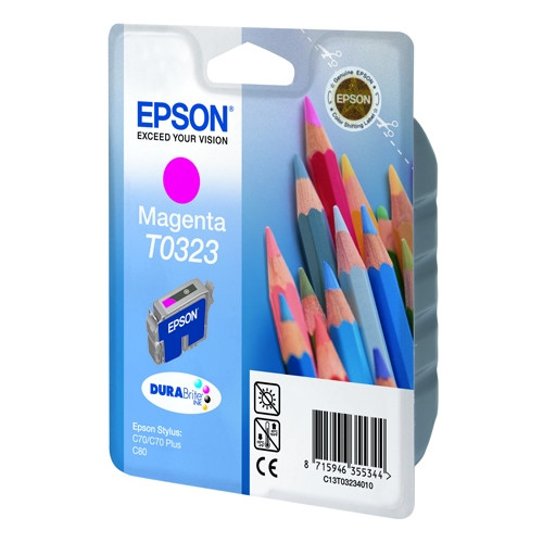 Epson T0323 magenta ink cartridge (original Epson) C13T03234010 021140 - 1