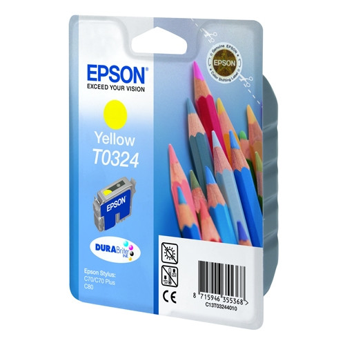 Epson T0324 yellow ink cartridge (original Epson) C13T03244010 021150 - 1