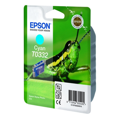 Epson T0332 cyan ink cartridge (original Epson) C13T03324010 021170 - 1