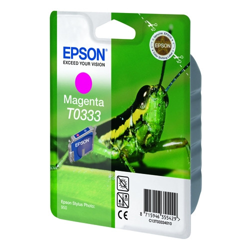 Epson T0333 magenta ink cartridge (original Epson) C13T03334010 021180 - 1