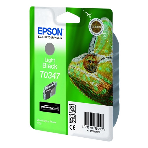 Epson T0347 light black ink cartridge (original Epson) C13T03474010 022330 - 1