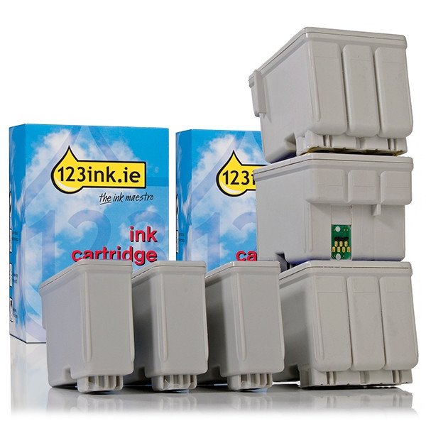 Epson T036 black + T037 colour 6-pack (123ink version) C13T03614010C C13T03704010C 110430 - 1