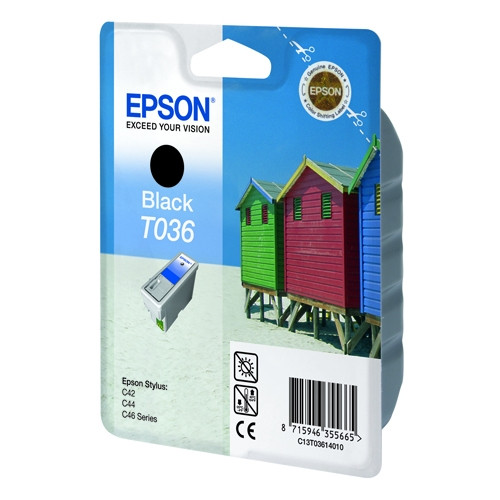 Epson T036 black ink cartridge (original Epson) C13T03614010 022040 - 1