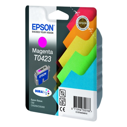 Epson T0423 magenta ink cartridge (original Epson) C13T04234010 022170 - 1