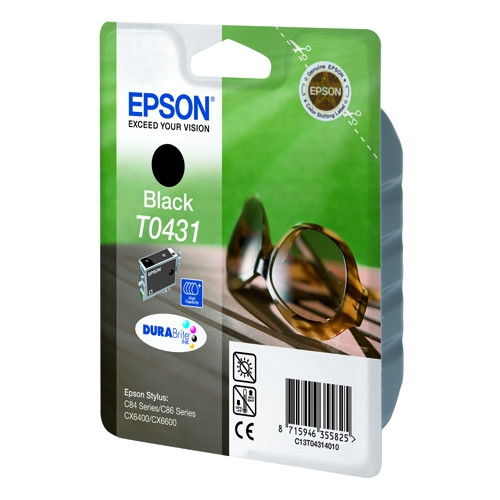 Epson T0431 high capacity black ink cartridge (original Epson) C13T04314010 022370 - 1