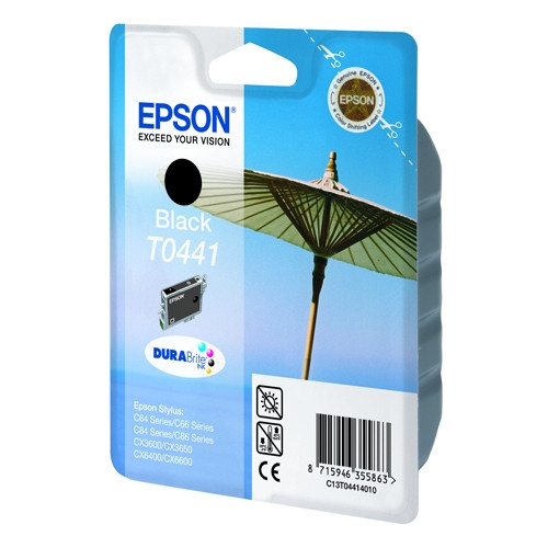 Epson T0441 black ink cartridge (original Epson) C13T04414010 022390 - 1