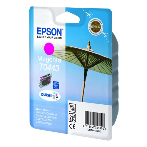 Epson T0443 high capacity magenta ink cartridge (original Epson) C13T04434010 022430 - 1