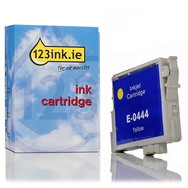 Epson T0444 high capacity yellow ink cartridge (123ink version) C13T04444010C 022451 - 1