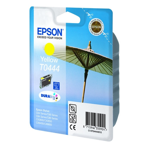 Epson T0444 high capacity yellow ink cartridge (original Epson) C13T04444010 022450 - 1