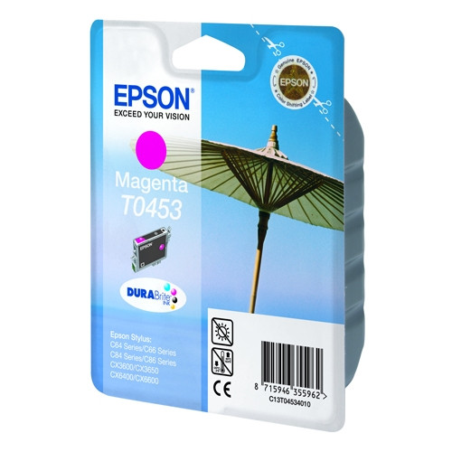 Epson T0453 magenta ink cartridge (original Epson) C13T04534010 022490 - 1