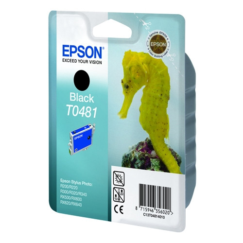 Epson T0481 black ink cartridge (original Epson) C13T04814010 022530 - 1