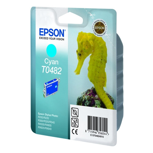 Epson T0482 cyan ink cartridge (original Epson) C13T04824010 022550 - 1