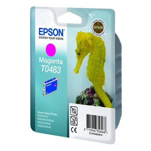Epson T0483 magenta ink cartridge (original Epson) C13T04834010 022570 - 1