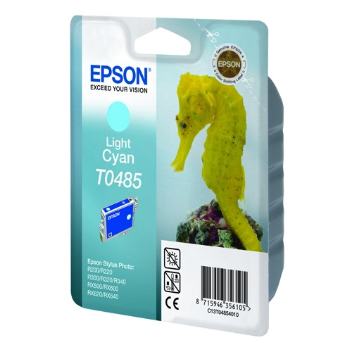 Epson T0485 light cyan ink cartridge (original Epson) C13T04854010 022610 - 1