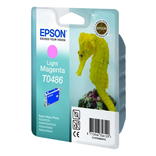 Epson T0486 light magenta ink cartridge (original Epson) C13T04864010 022630 - 1