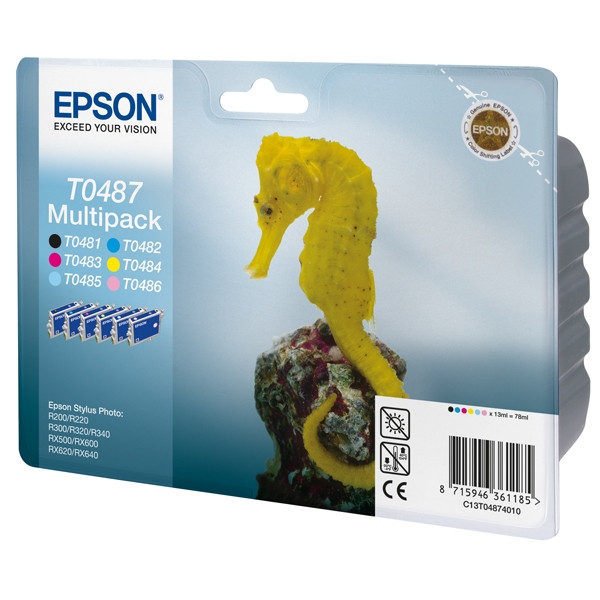 Epson T0487 multipack (original Epson) C13T04874010 850000 - 1