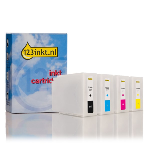 Epson T04B BK/C/M/Y ink cartridge (123ink version) C13T04B140C C13T04B240C C13T04B340C C13T04B440C 127087 - 1