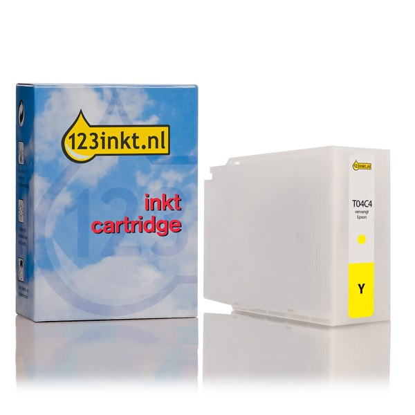 Epson T04C4 high capacity yellow ink cartridge (123ink version) C13T04C440C 023373 - 1