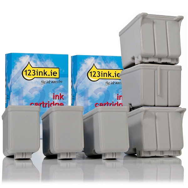 Epson T051 black and T020 colour 6-pack (123ink version) C13T02040110C C13T05114010C 110650 - 1
