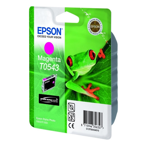 Epson T0543 magenta ink cartridge (original Epson) C13T05434010 022710 - 1