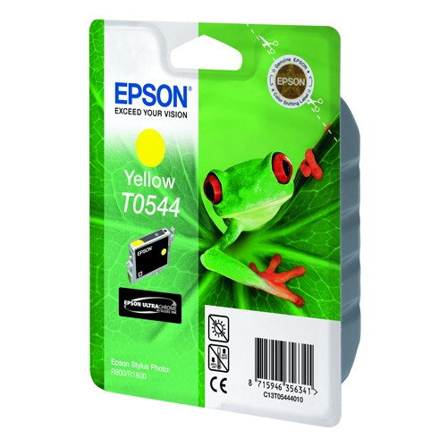 Epson T0544 yellow ink cartridge (original Epson) C13T05444010 022730 - 1