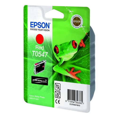 Epson T0547 red ink cartridge (original Epson) C13T05474010 022750 - 1