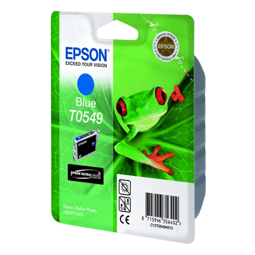 Epson T0549 blue ink cartridge (original Epson) C13T05494010 022790 - 1