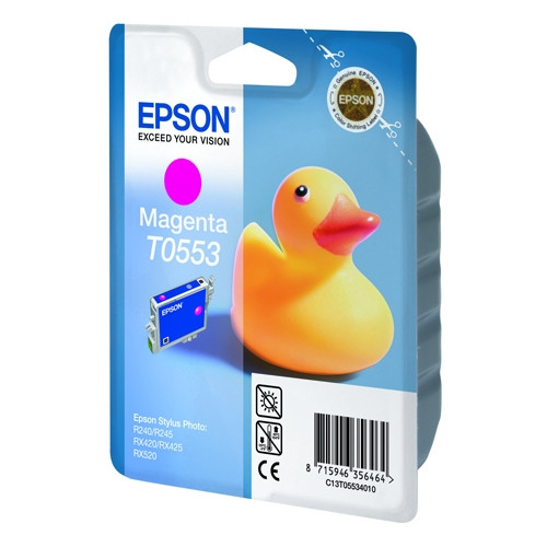 Epson T0553 magenta ink cartridge (original Epson) C13T05534010 022880 - 1