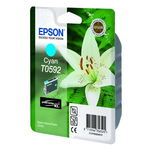 Epson T0592 cyan ink cartridge (original Epson) C13T05924010 022955 - 1