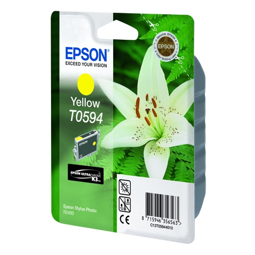 Epson T0594 yellow ink cartridge (original Epson) C13T05944010 022965 - 1
