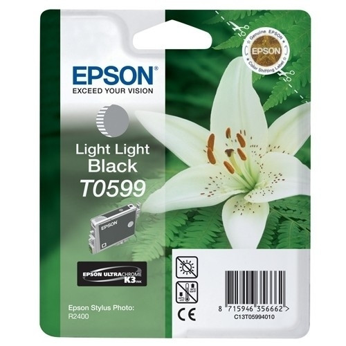 Epson T0599 light light black ink cartridge (original Epson) C13T05994010 901946 - 1