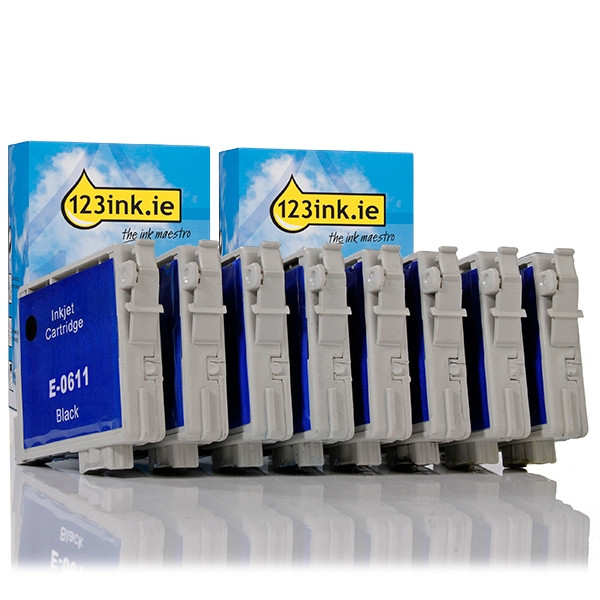 Epson T0615 multipack of 8 cartridges (123ink version)  110610 - 1
