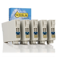 Epson T0711H / T1002 / T1003 / T1004 5-pack (123ink version) C13T07114H10C C13T10024010C C13T10034010C C13T10044010C 127009