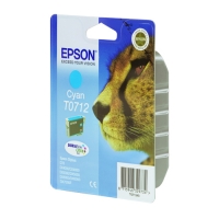 Epson T0712 cyan ink cartridge (original Epson) C13T07124011 C13T07124012 023050