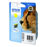 Epson T0714 yellow ink cartridge (original Epson) C13T07144011 C13T07144012 023060
