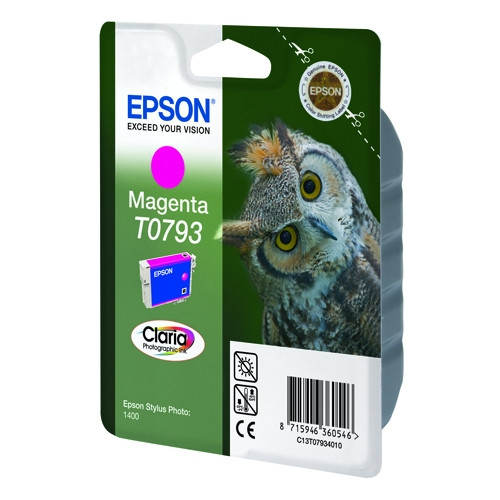 Epson T0793 magenta ink cartridge (original Epson) C13T07934010 023130 - 1