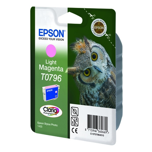 Epson T0796 light magenta ink cartridge (original Epson) C13T07964010 023160 - 1