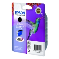 Epson T0801 black ink cartridge (original Epson) C13T08014011 023070